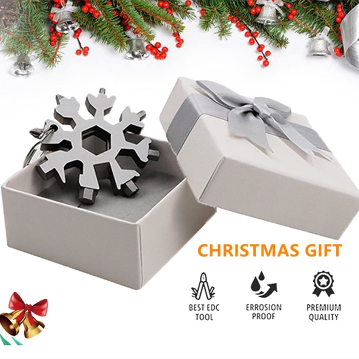 Mens Stocking Stuffers 18 In 1 Snowflake Multitool Stocking Stuffers For Adults