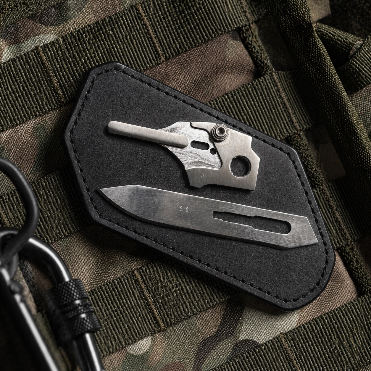81mm Scalpel Holder Adapter for Leatherman Skeletool Stainless EDC