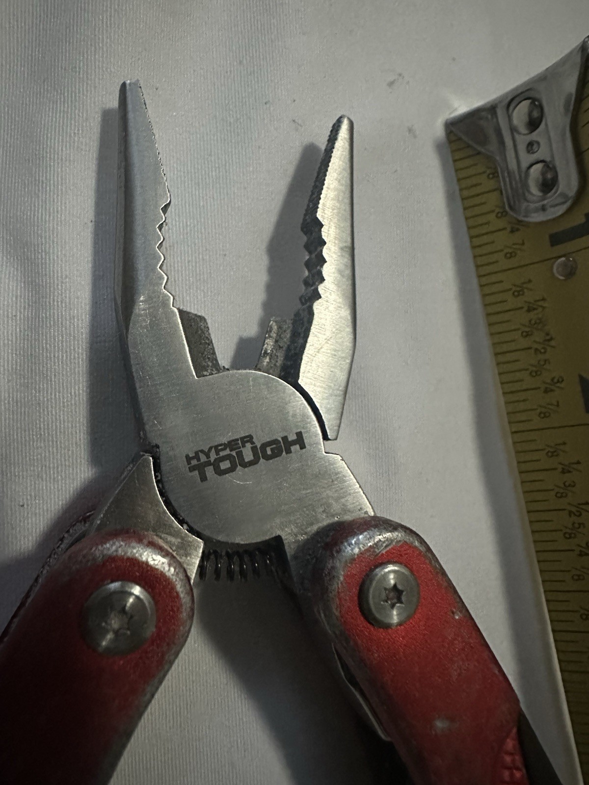 Hyper Tough 12 In One Multitool 4” Closed With Pliers All Metal