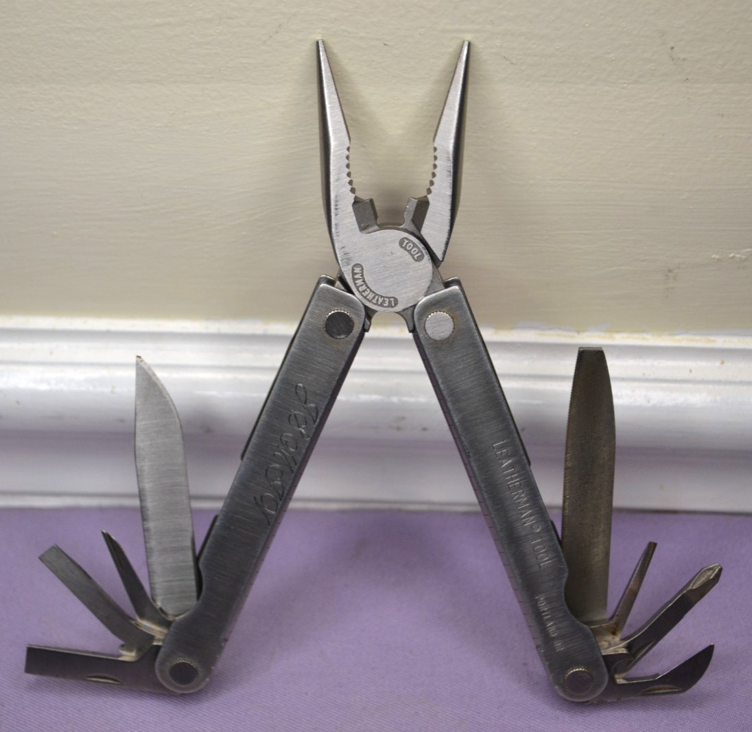 Vintage Leatherman Tool Multi-Tool Pocket Survival Tool Knife USA — Excellent