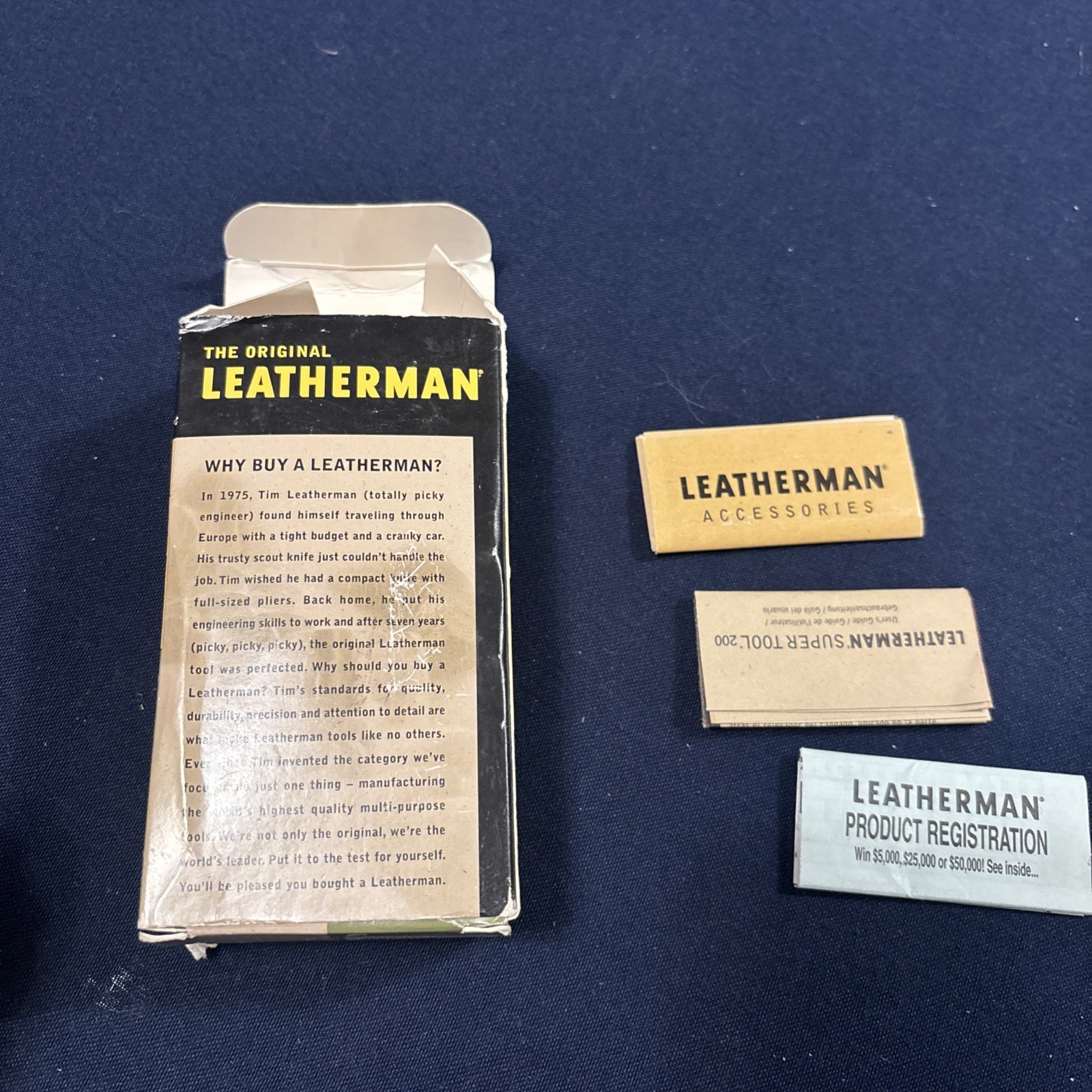Leatherman Tool PST w/Leather Sheath Multi-tool Knife 04/96 – (PST II Tool Set)