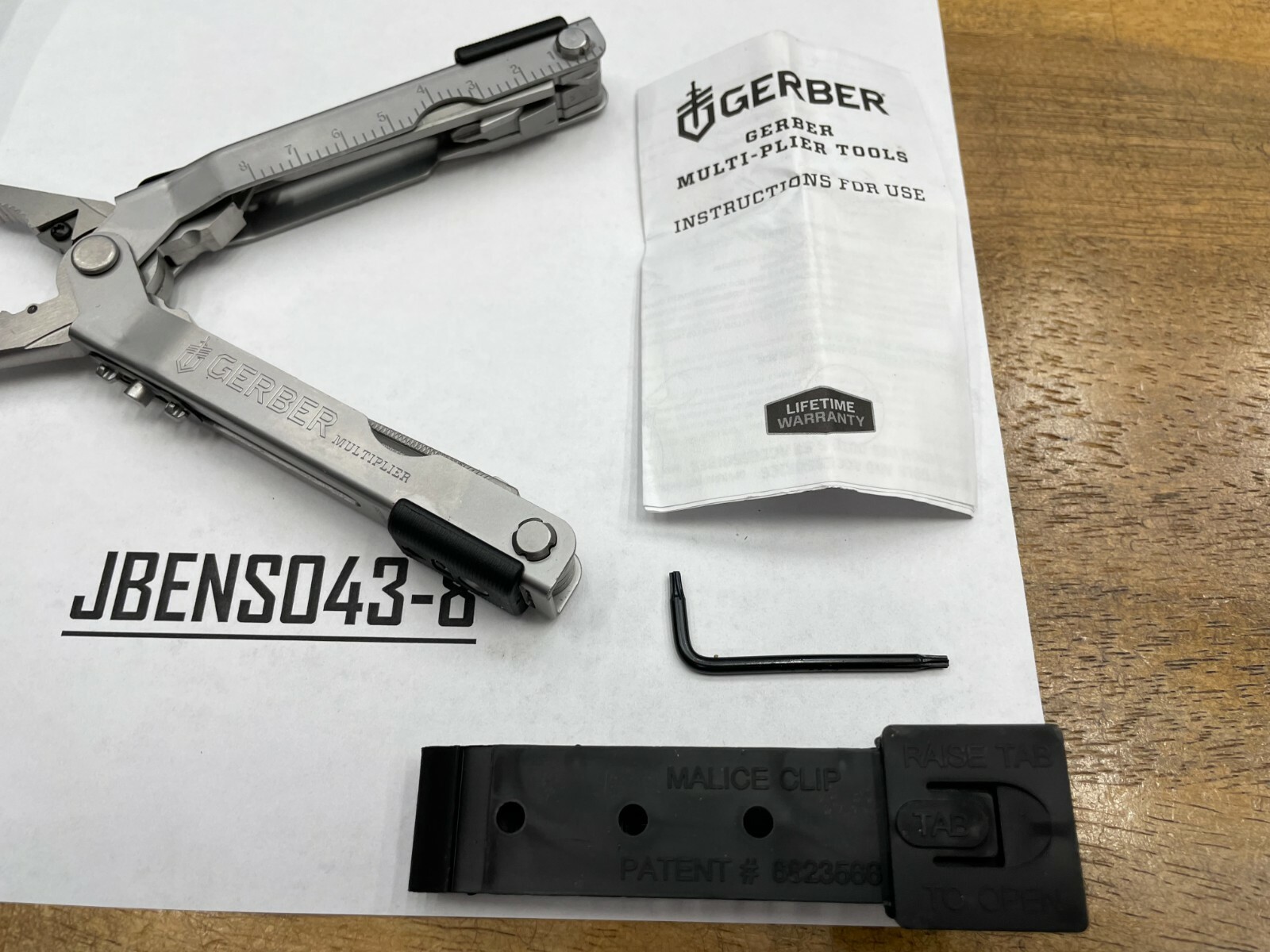 Gerber Tools Stainless Steel Needle Nose Multiplier Multi-Tool w/ Cutter MP600