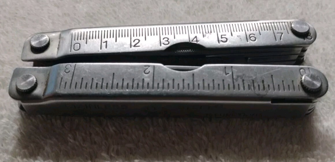 Unbranded 15 Function Stainless Steel Multi-tool With Ruler