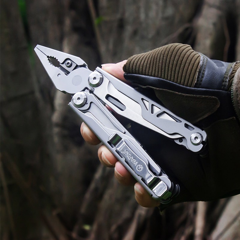 Stainless Steel Folding Multitool Pliers EDC Pocket Utility Tool Outdoor Camping