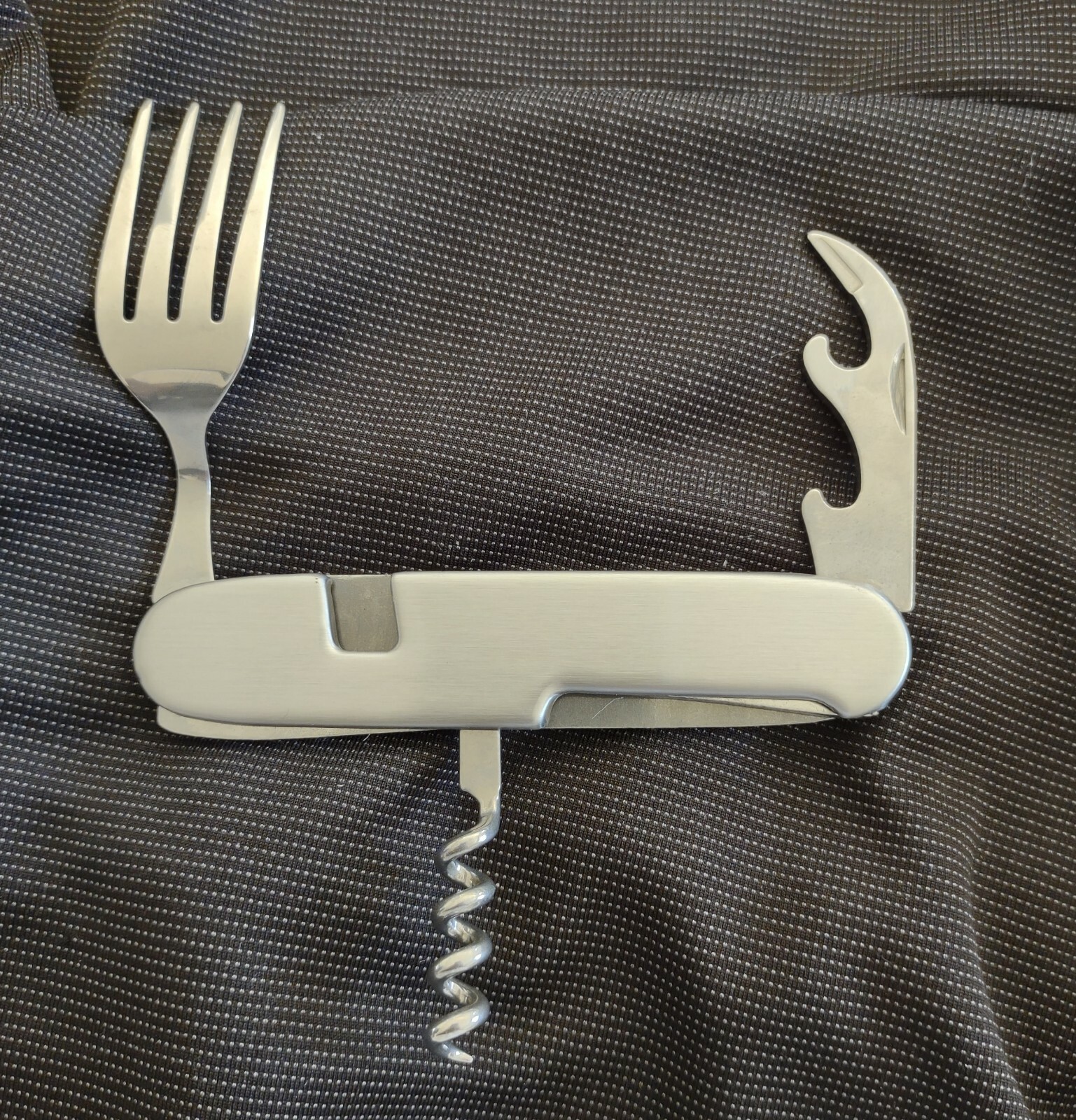 Swiss Scout Camping Multi-Tool Utensils Pocket Knife – Free Same Day Shipping!