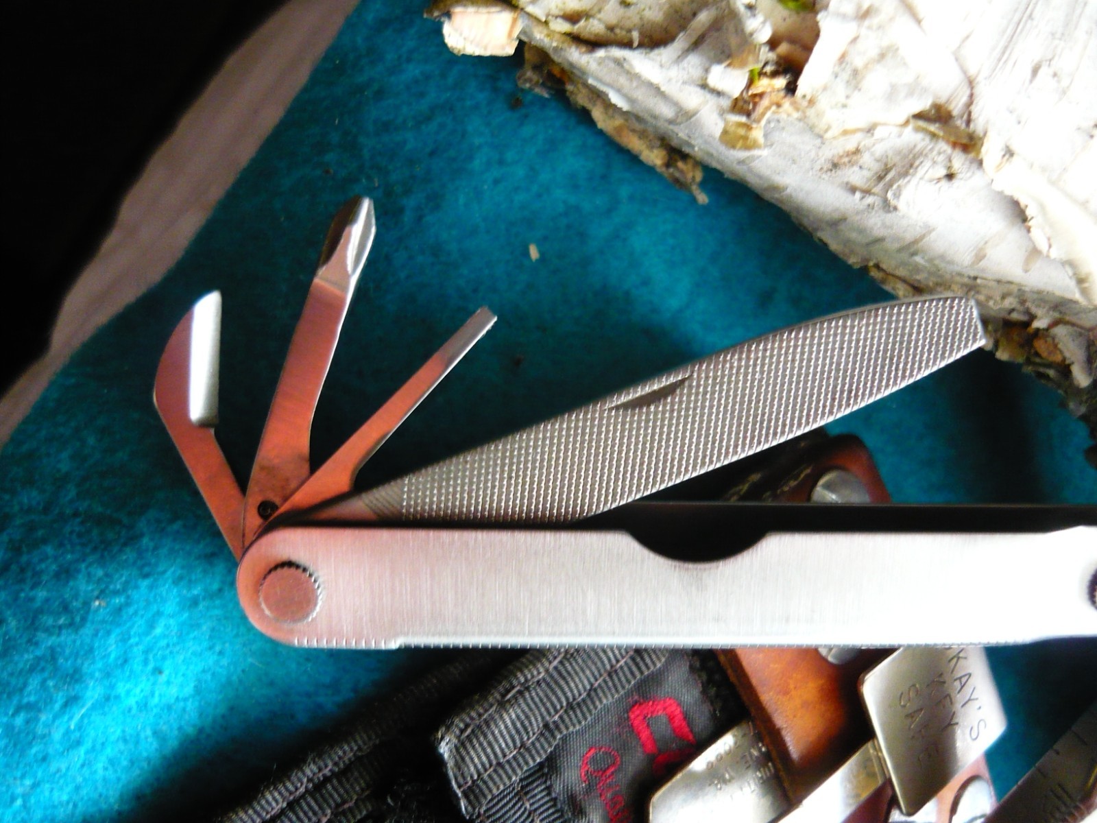 *** Original Leatherman knife Multi Tool Portland OR nylon sheath USA***0803