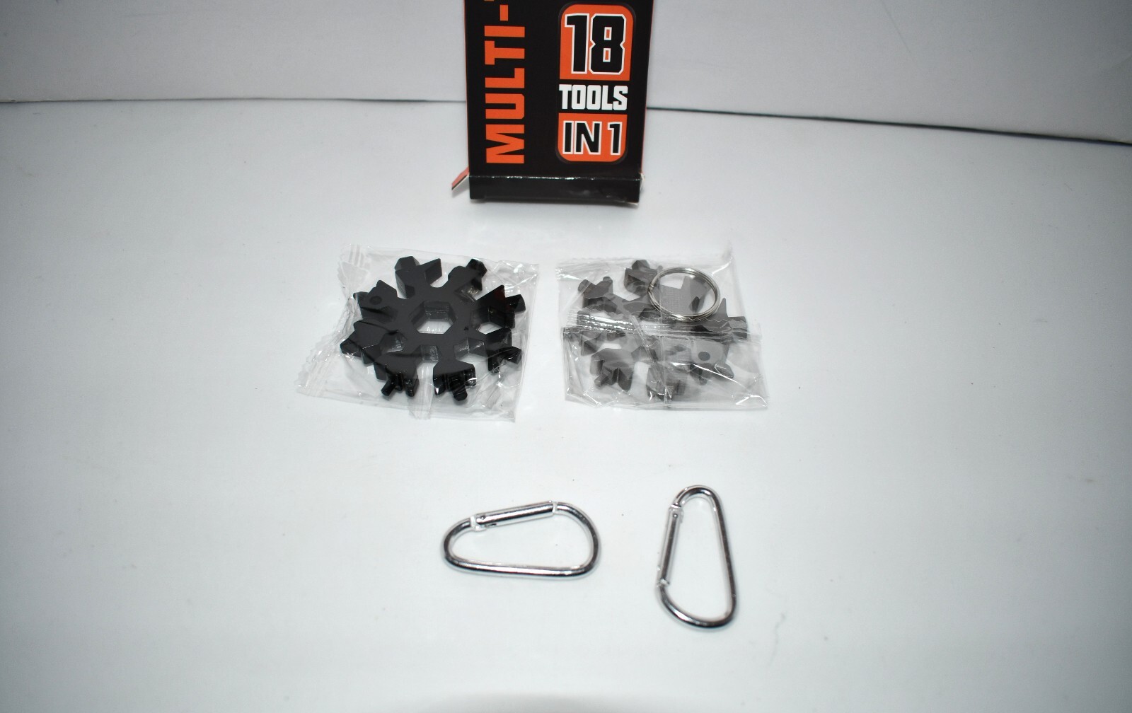 Sixmill 2 Pack 18-in-1 Snowflake Multi-Tool, Stainless Steel EDC Gadget, NWT