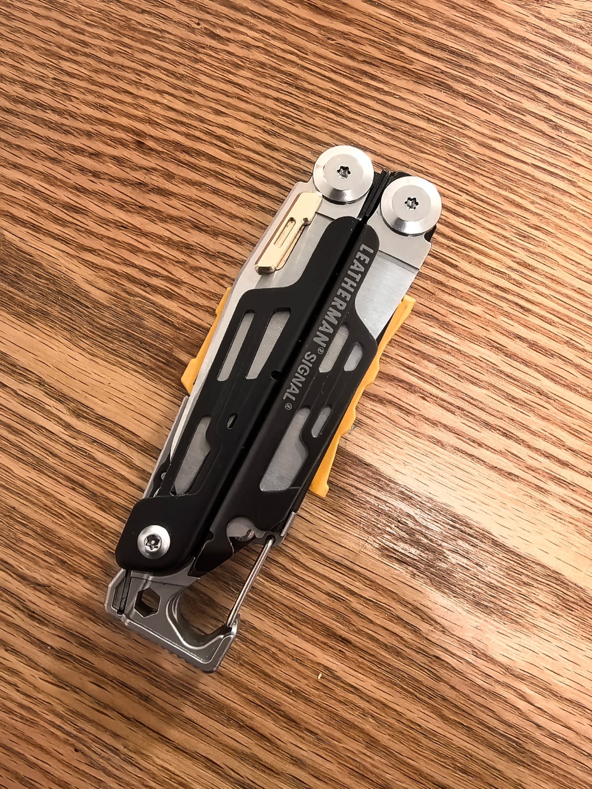 Aluminum Brass Thumb Stud for Leatherman SIGNAL with Light Slot EDC Upgrade