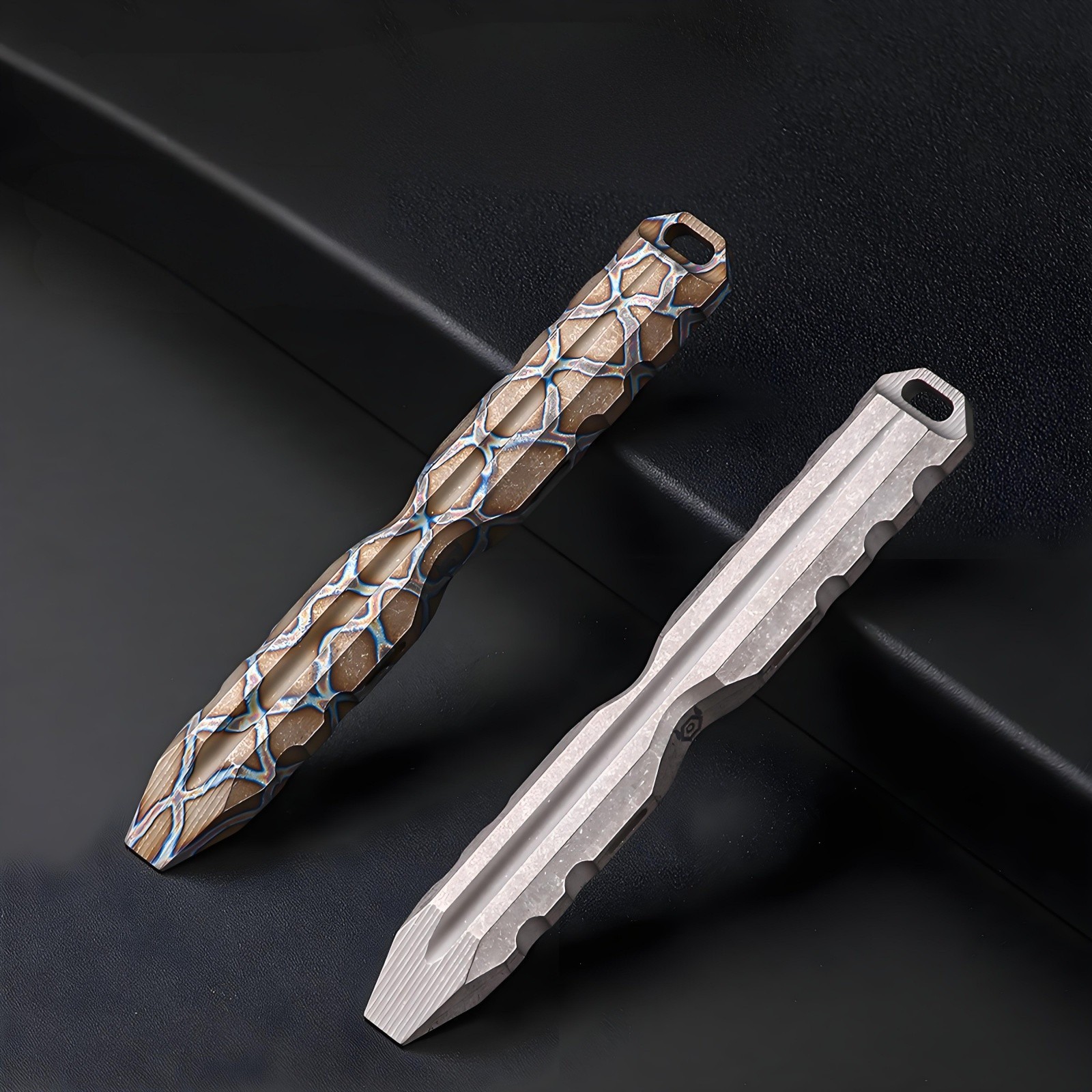 Titanium Alloy EDC Pry Bar Multi-Tool Pocket Outdoor Tool Lightweight Waterproof