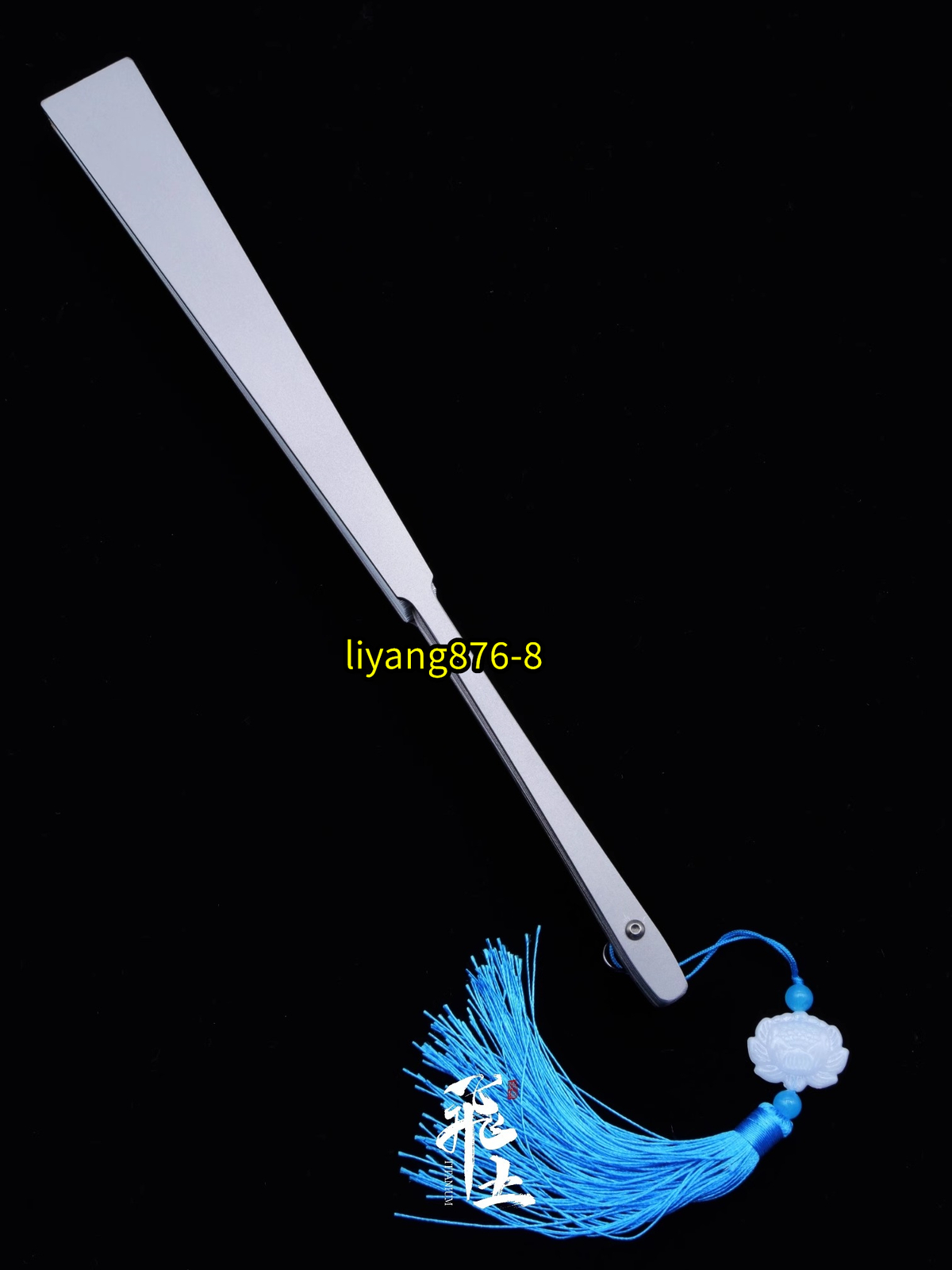 Titanium Alloy Folding Fan Chinese Style Portable Kung Fu Folding Fans 10”