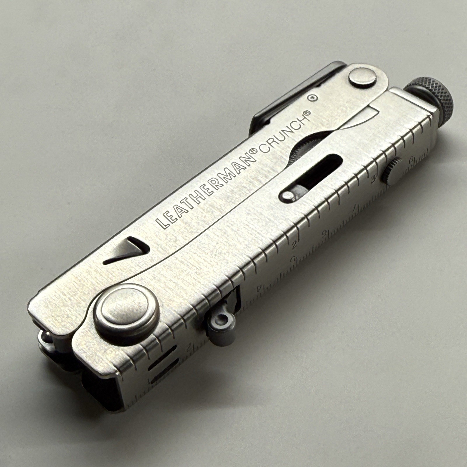 Leatherman Crunch multitool, Nylon sheath. Made in USA in 2013