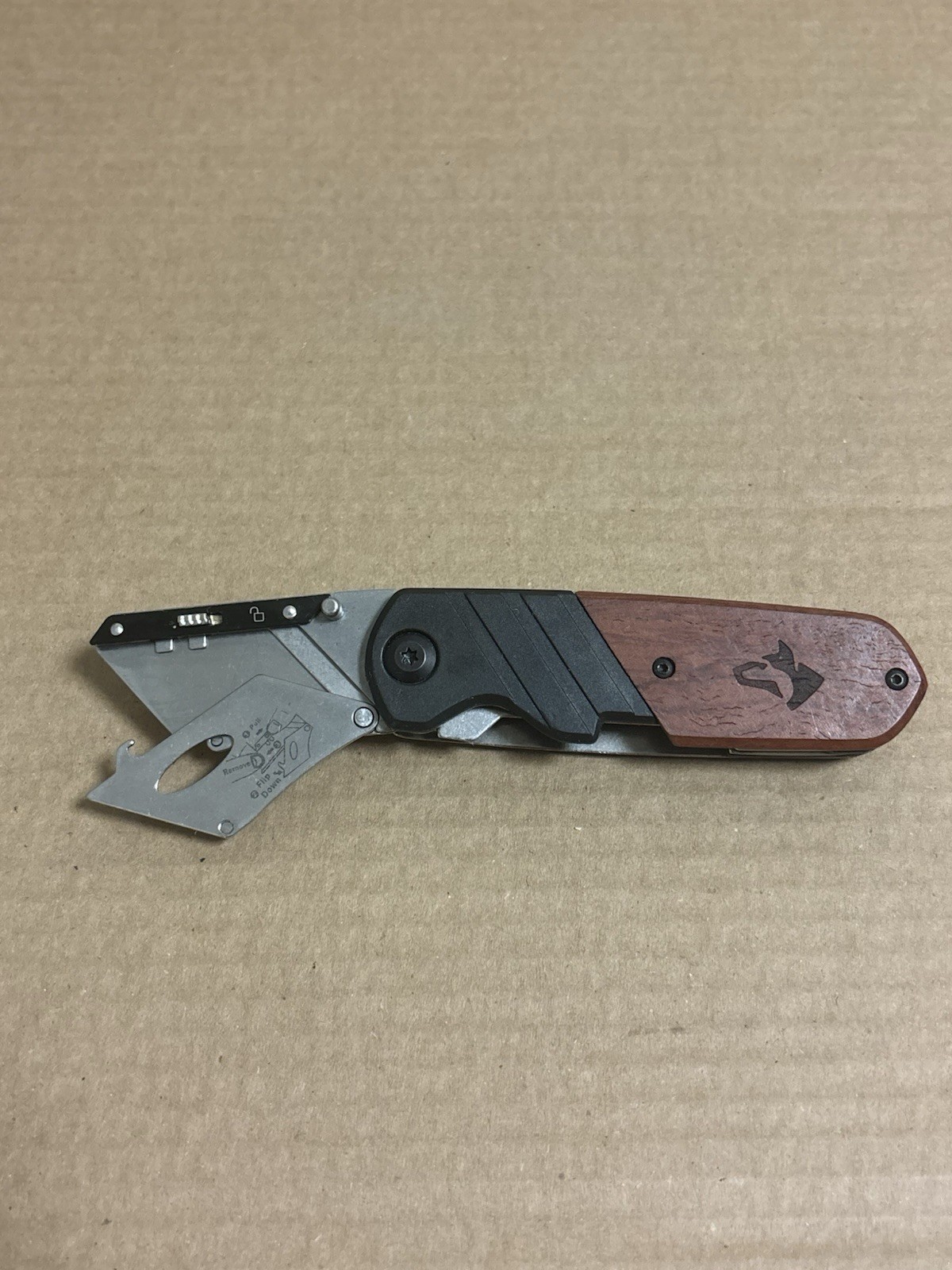 Husky Two Blade Folding Knife NEW UTILITY BLADE