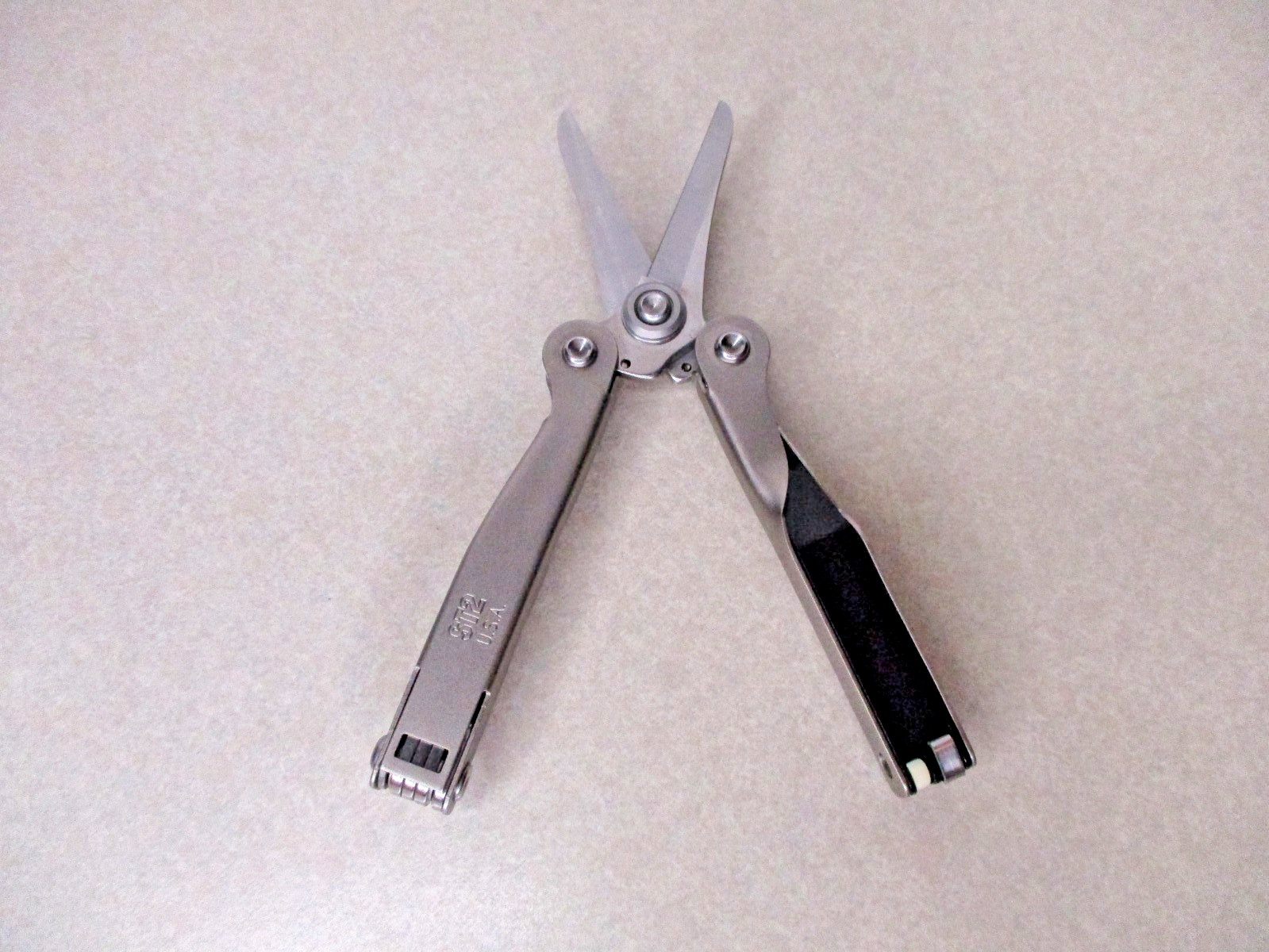 Vintage Schrade USA Tough Chip ST2 Folding Multi Tool Multitool Scissors Knife