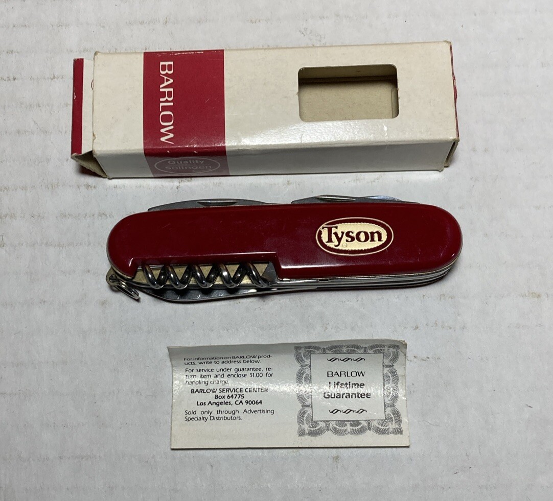 Barlow Germany Multitool Knife Advertising Tyson