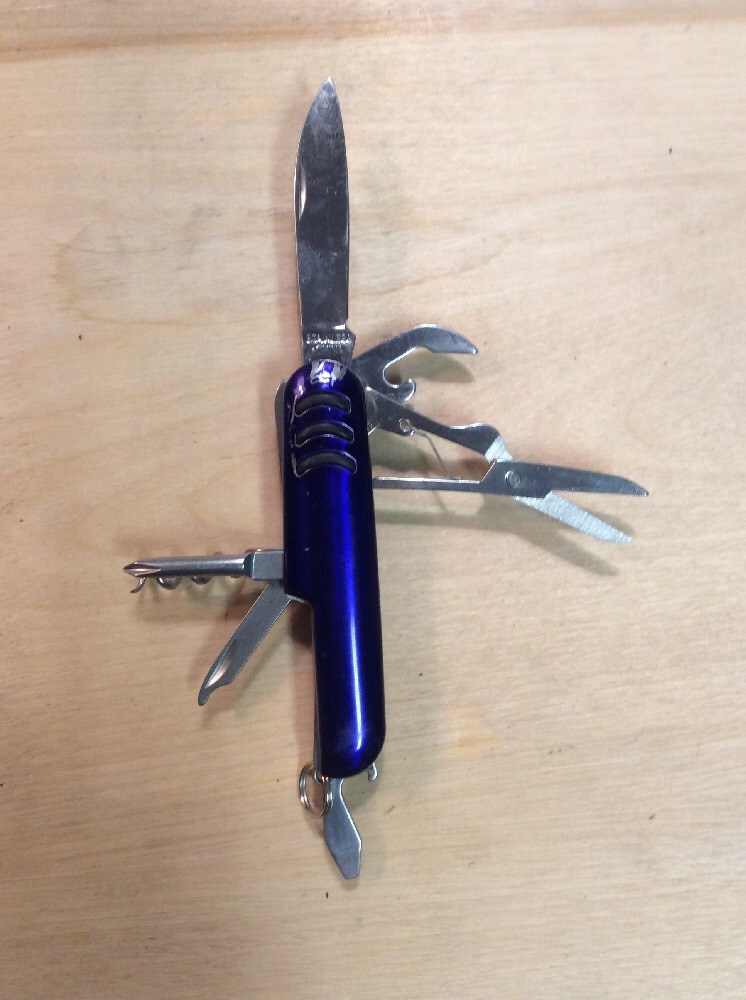 Clearwater Mortgage Inc Myron Stainless Steel 7 Multi Tool Pocket Knife Keychain