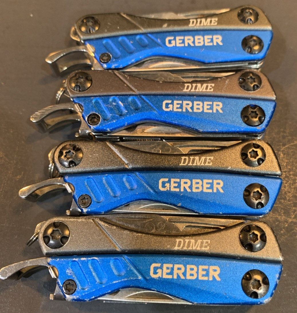 Gerber Dime Multi Tool Lot Of 5 USED