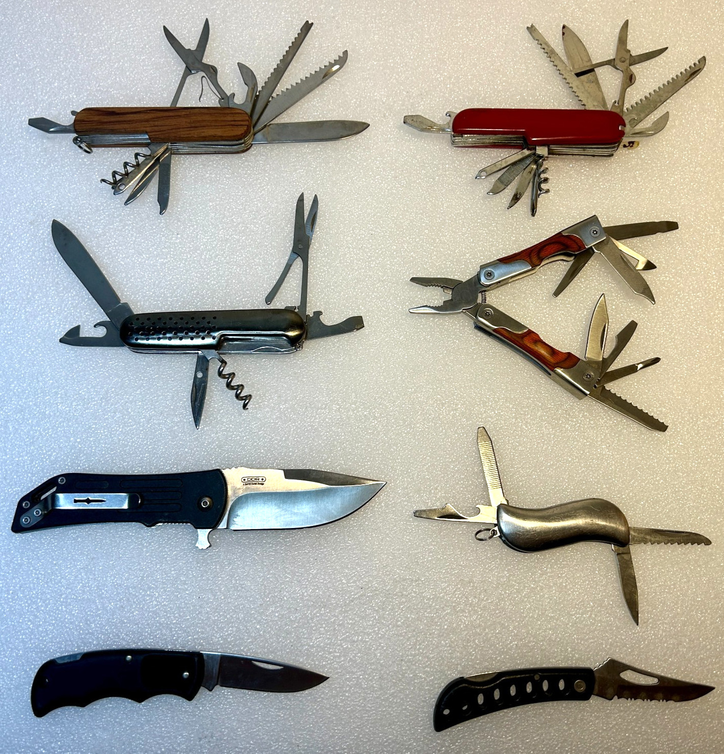 Knife & Multi Tool Lot Camillus Titanium Cutco Eddie Bauer Pocket Knives Sheath