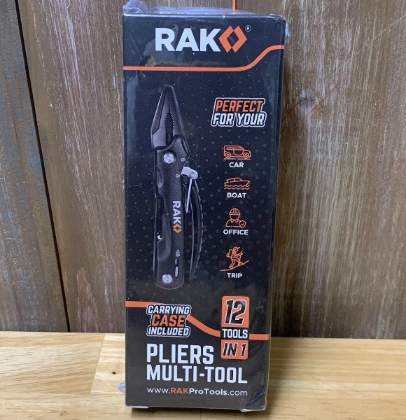 Rak Pliers Multi Tool 12 Tools In One. Plus Carrying Case New Factory Sealed.