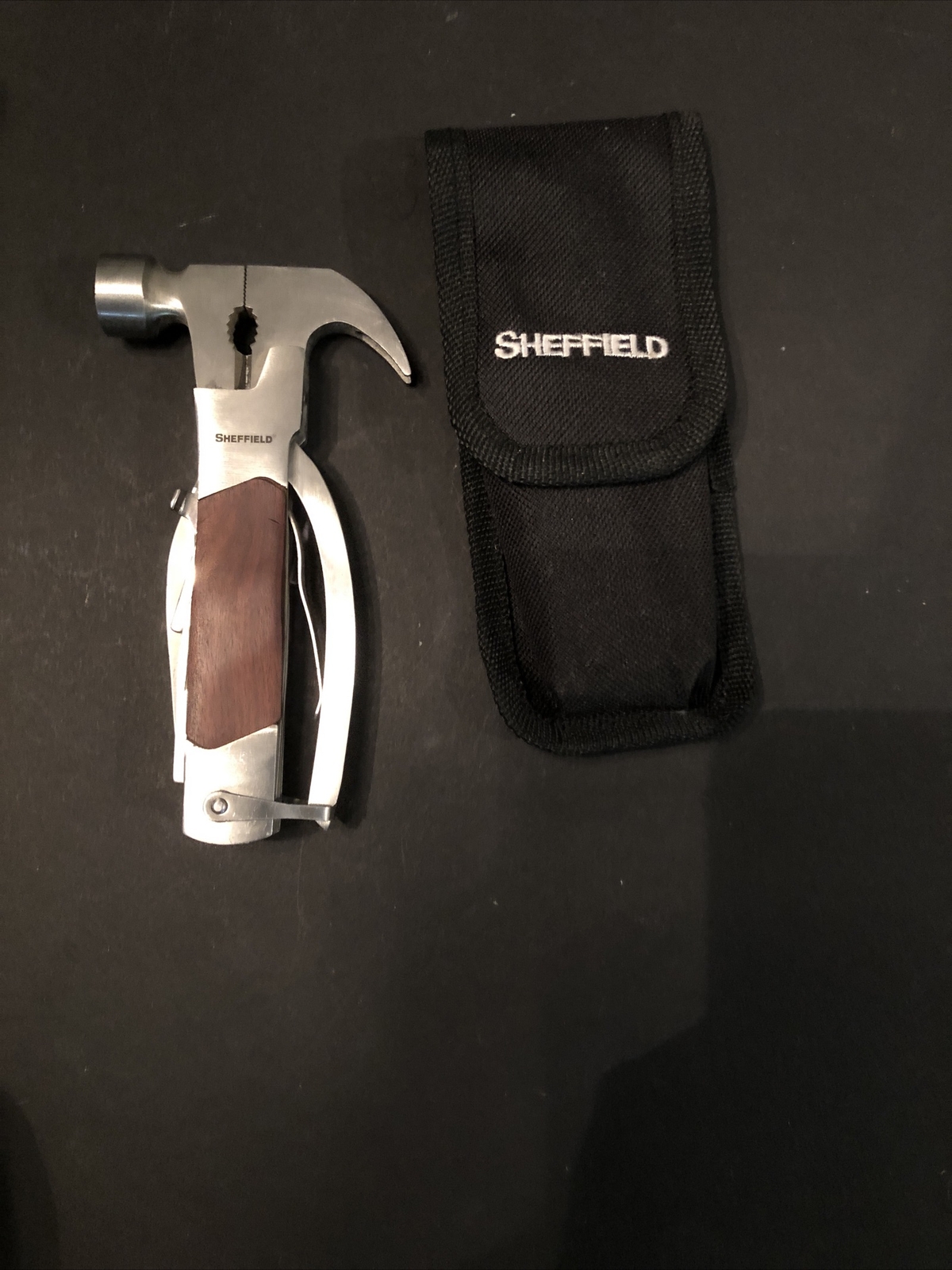 Sheffield THE HAMMER 14 in 1 Multitool Knife Pliers Screwdriver Wire Cutter Claw