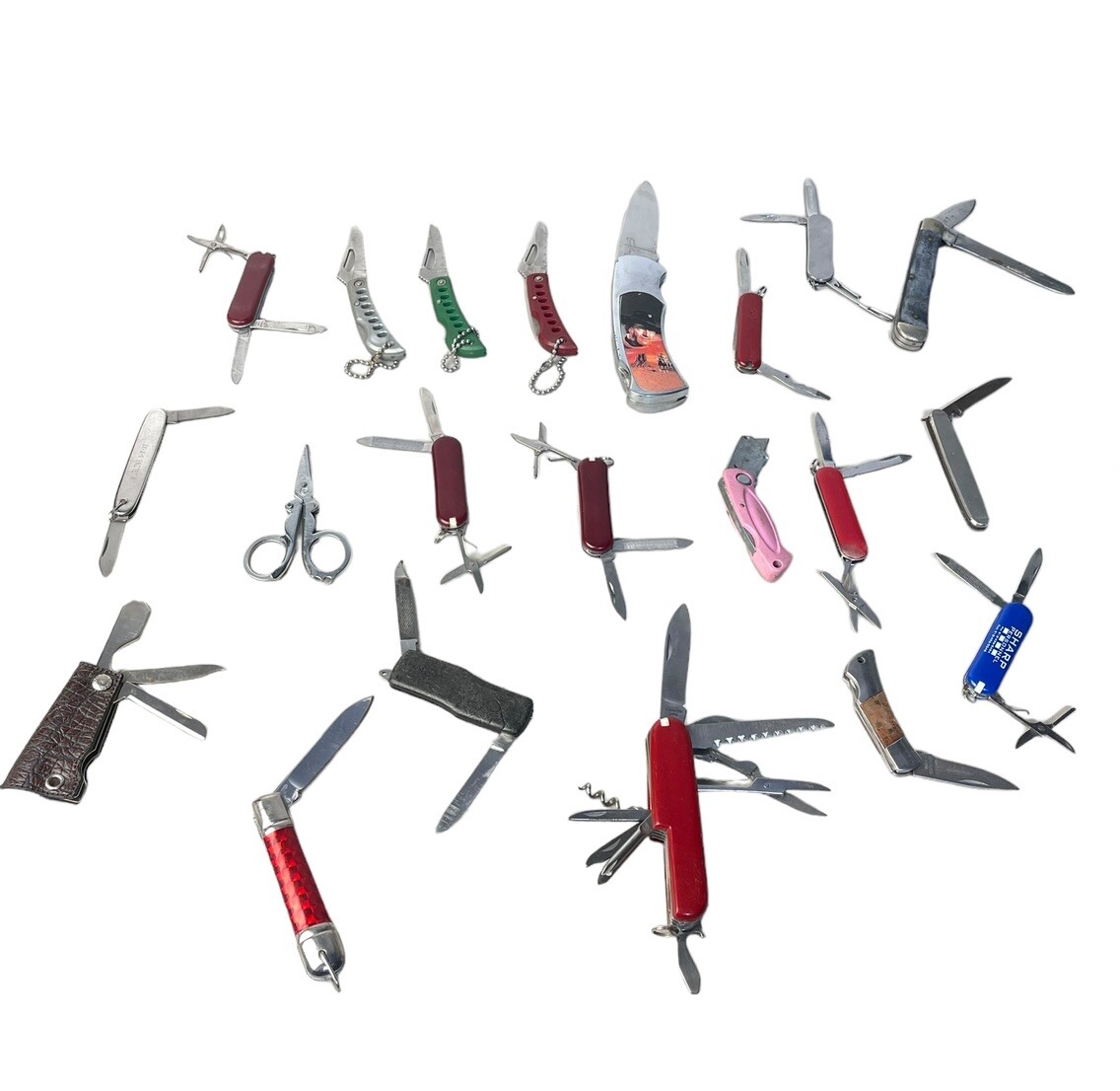 Lot of 20 Pocket Knives And Multi Tools Approximately 1 Lbs 10 Oz