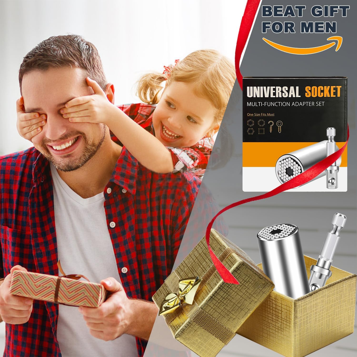Universal Socket Tool with Power Drill Adapter – Ideal Gifts for Men