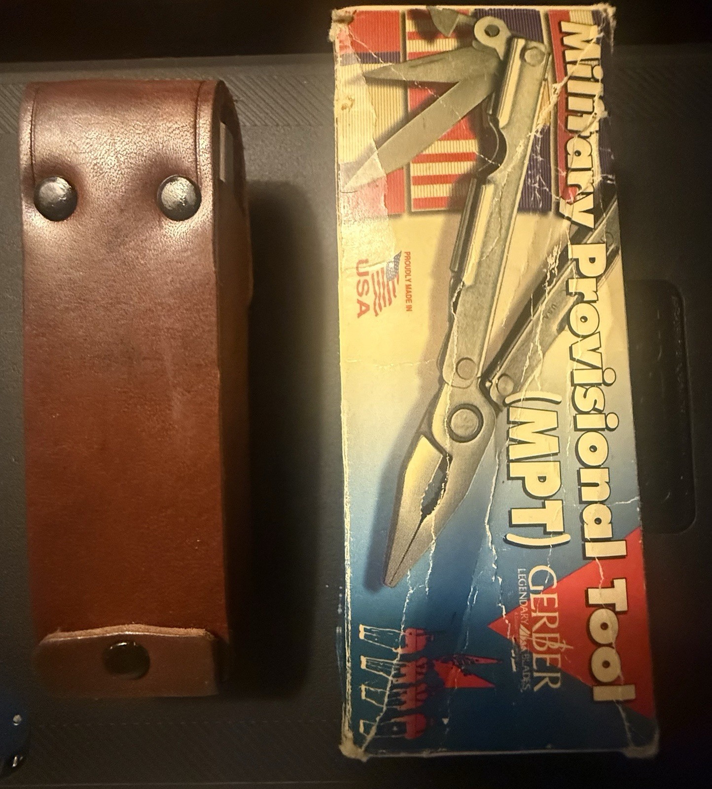 Vtg Gerber USA MPT 55511 Military Provisional Tool & Sheath Plier Multi-Tool