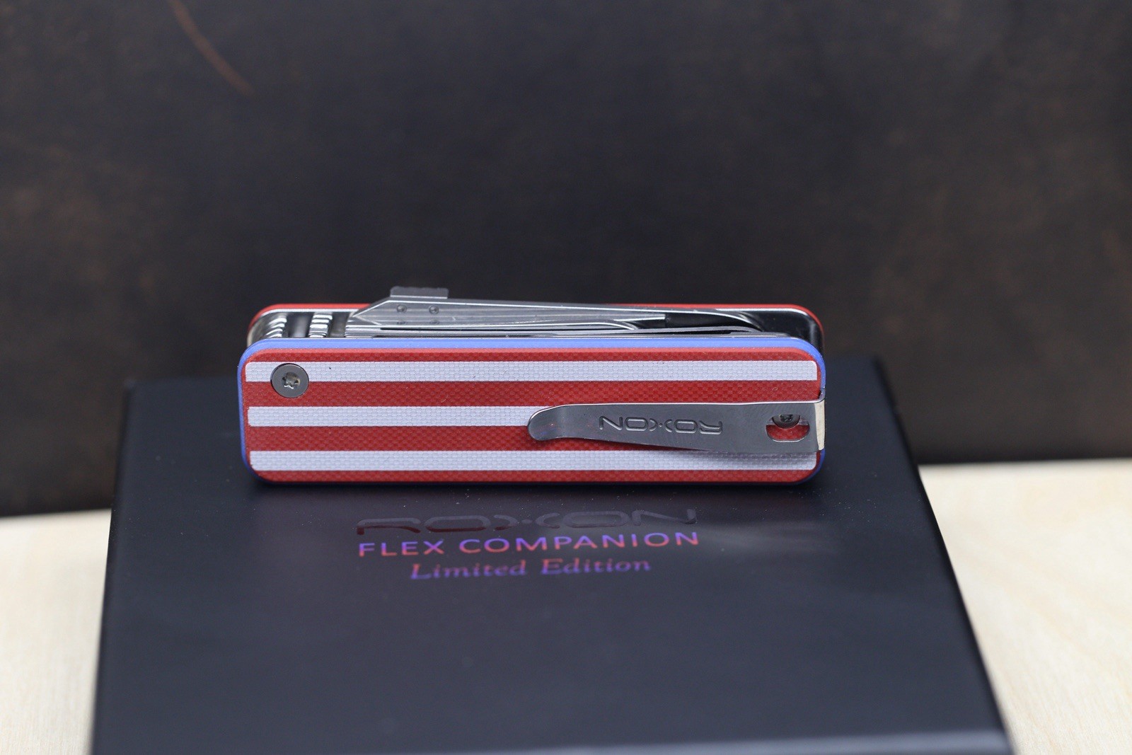 Roxon Flex Companion LIMITED EDITION 4th July US FLAG Multi Tool Pocket Knife