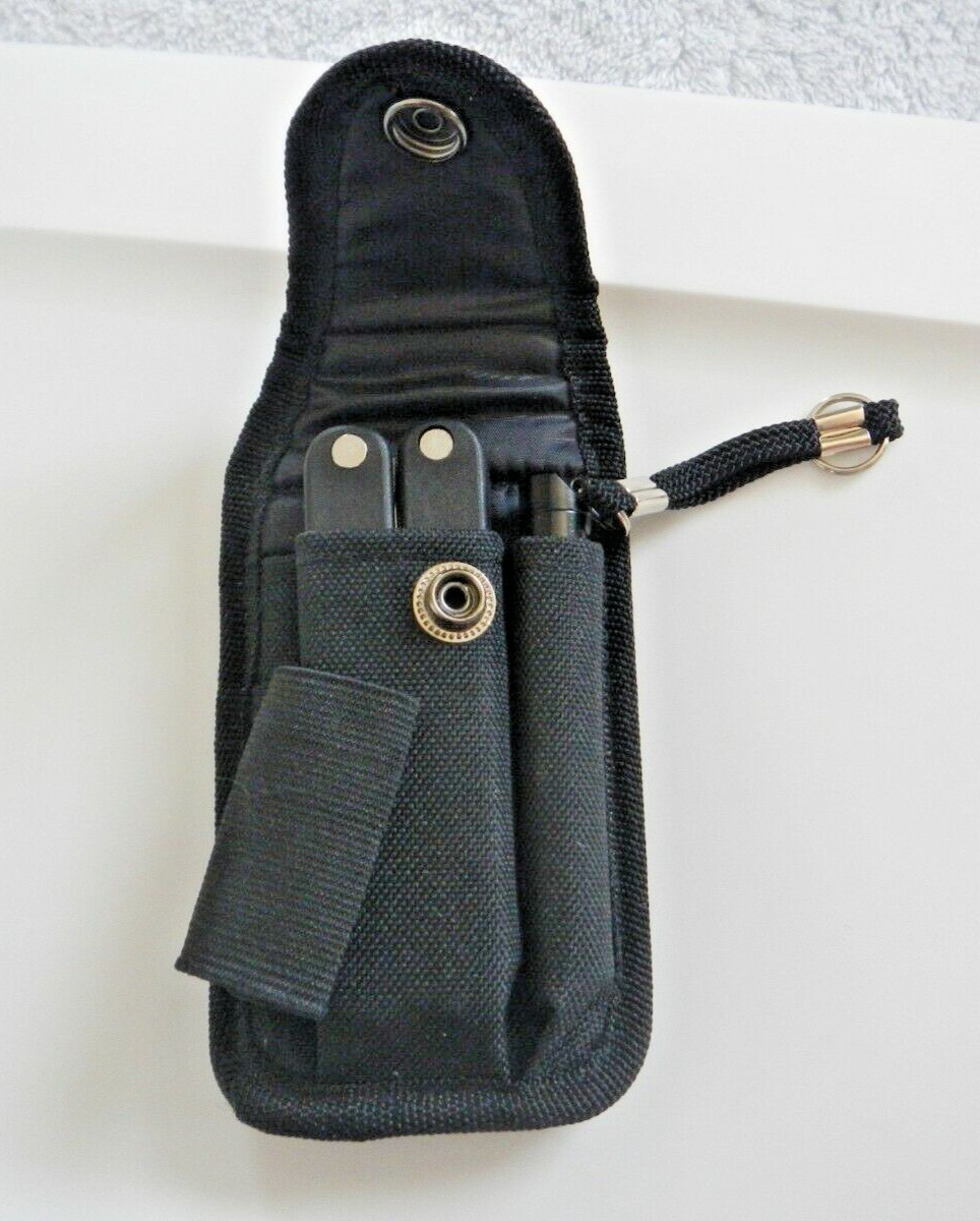 MULTI TOOL with FLASHLIGHT & CARRYING CASE – NEW – SEE PHOTOS FOR INFORMATION