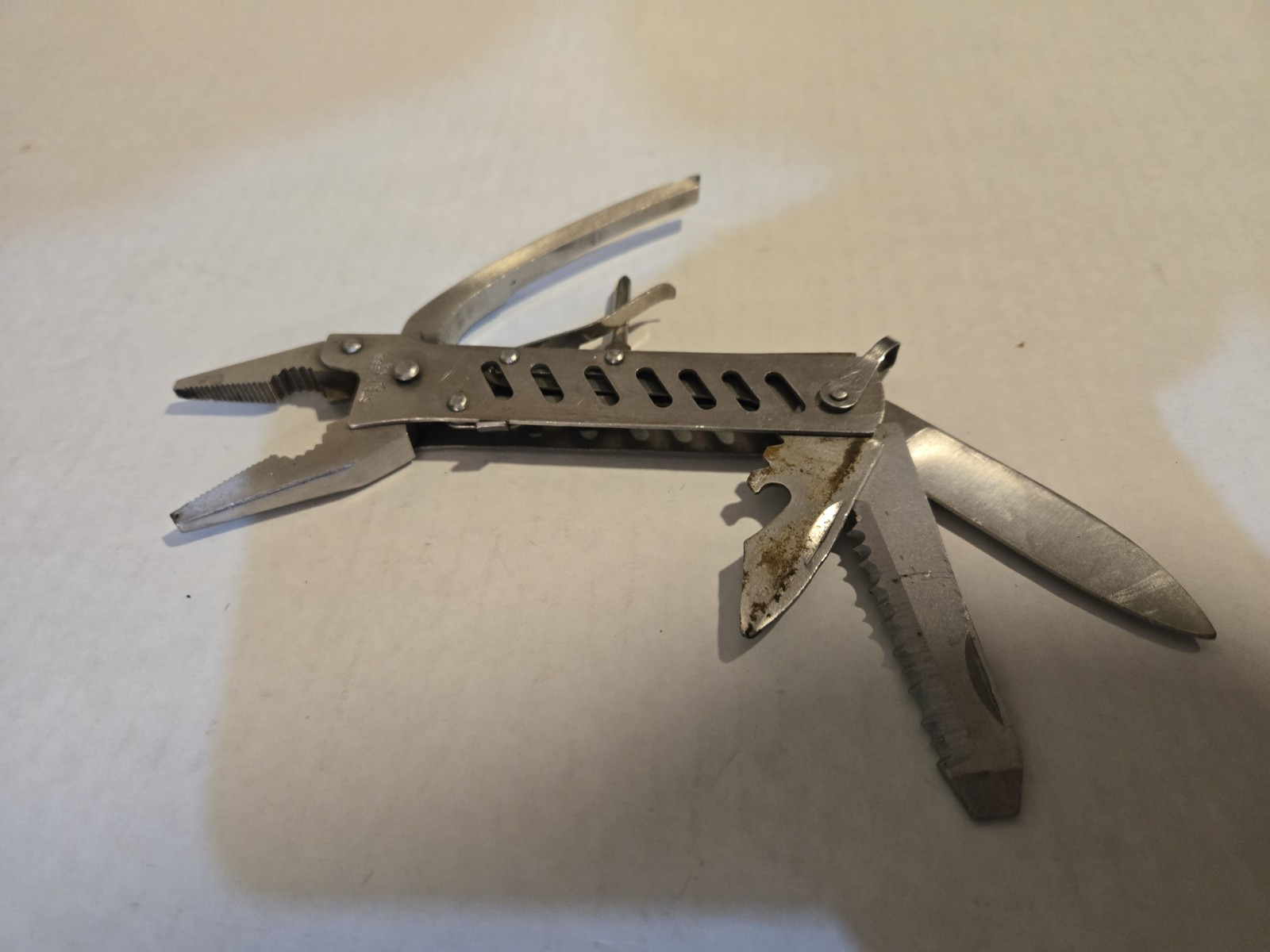 MAXAM 6″ Stainless Multi-Tool Folding Pliers Knife Survival Gear