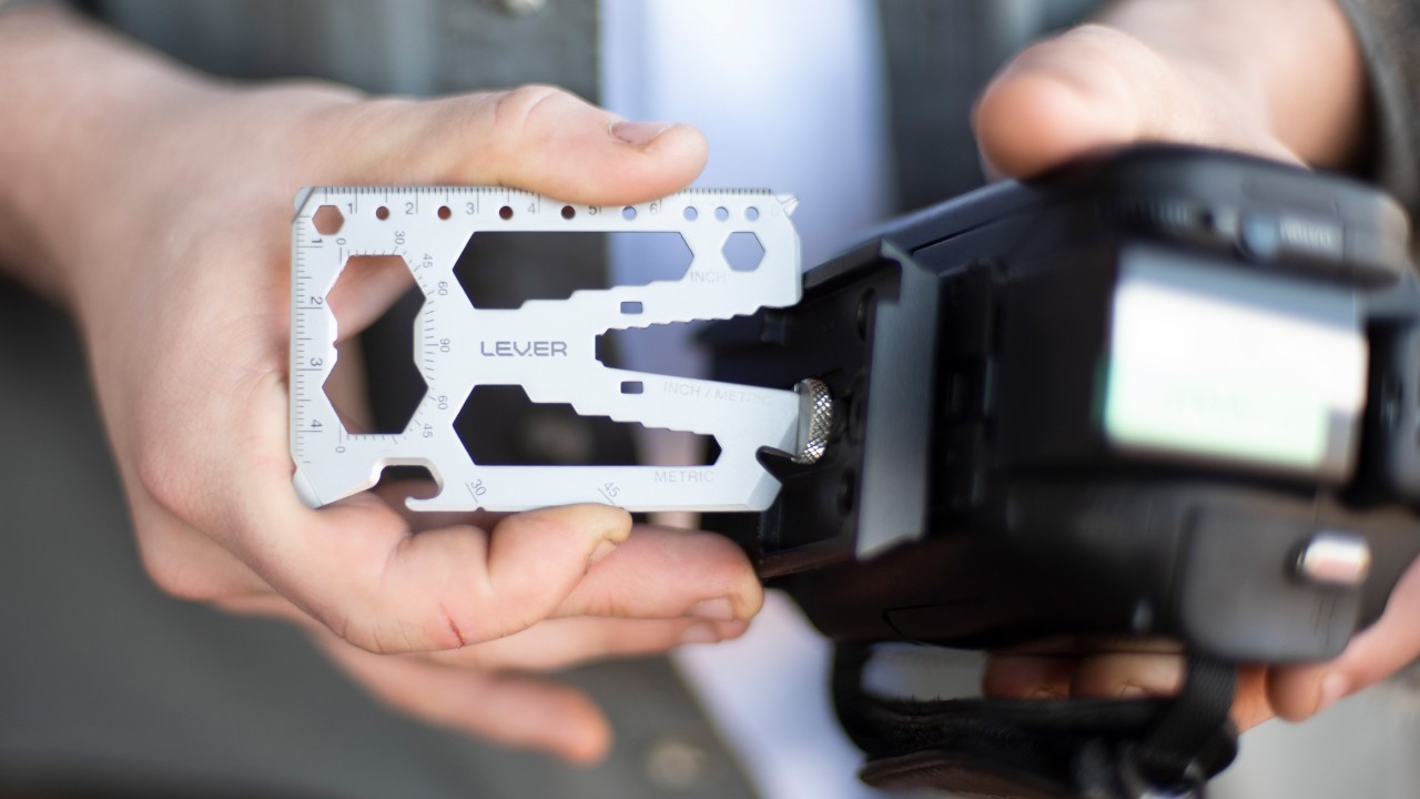 40-in-1 Credit Card Multitool – Slim Minimalist Survival Tool, TSA Approved Wall