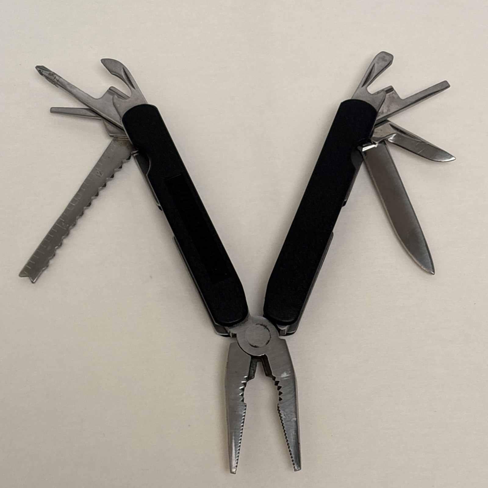 Alltrade Black Stainless Steel Gerber like Multi-Tool Survival Hunt Fish Camp