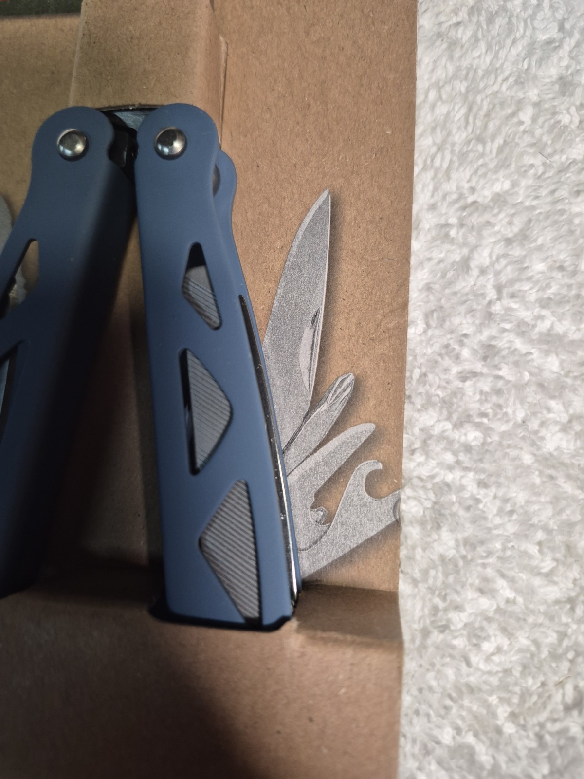 Ozark Trail Blue Handle 12-in-1 Multi-Tool Sheath Included New Sealed