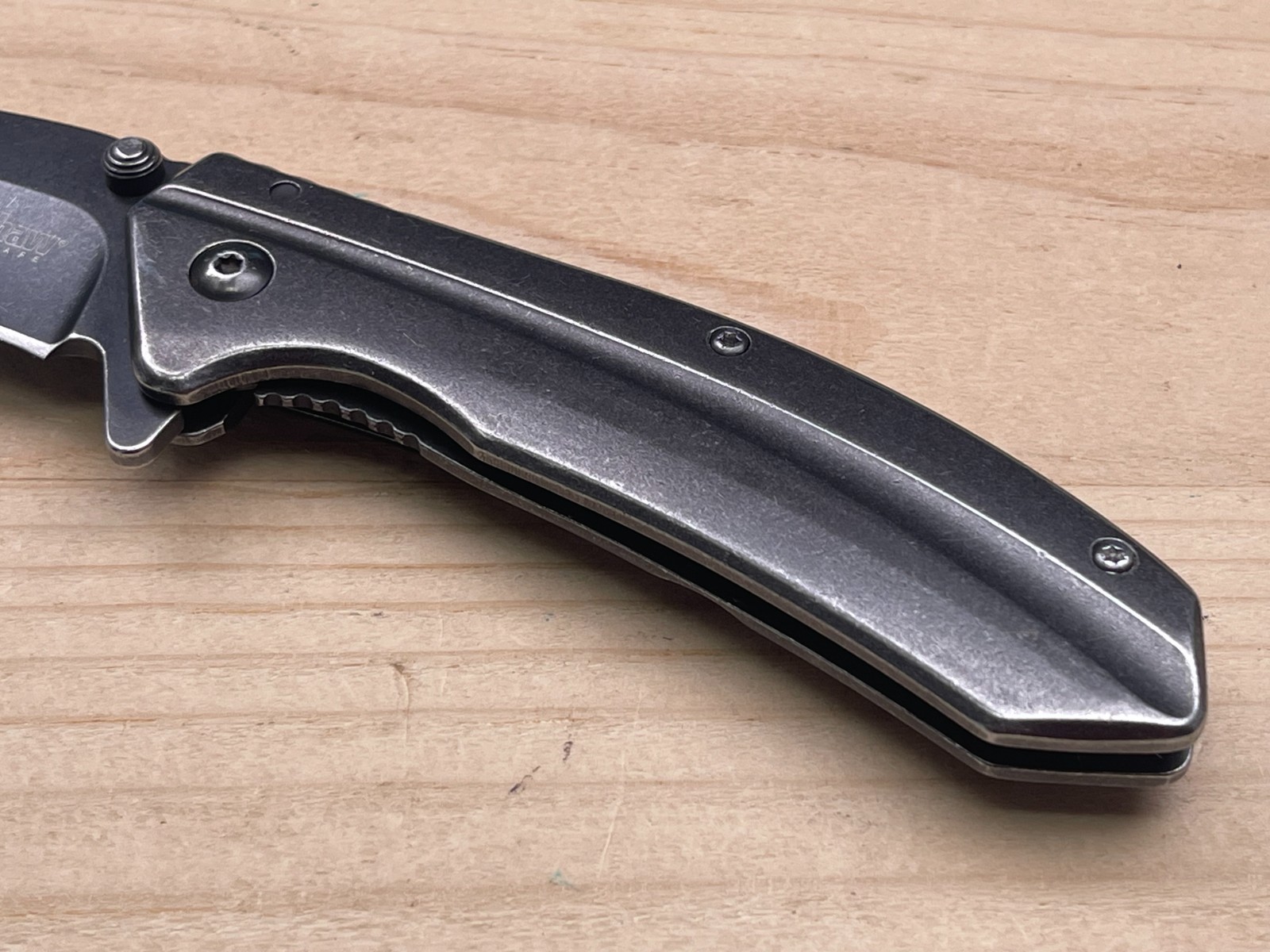 Kershaw 1306BW Filter KAI Patented 3Cr13 SpeedSafe A/O Folding Pocket Knife