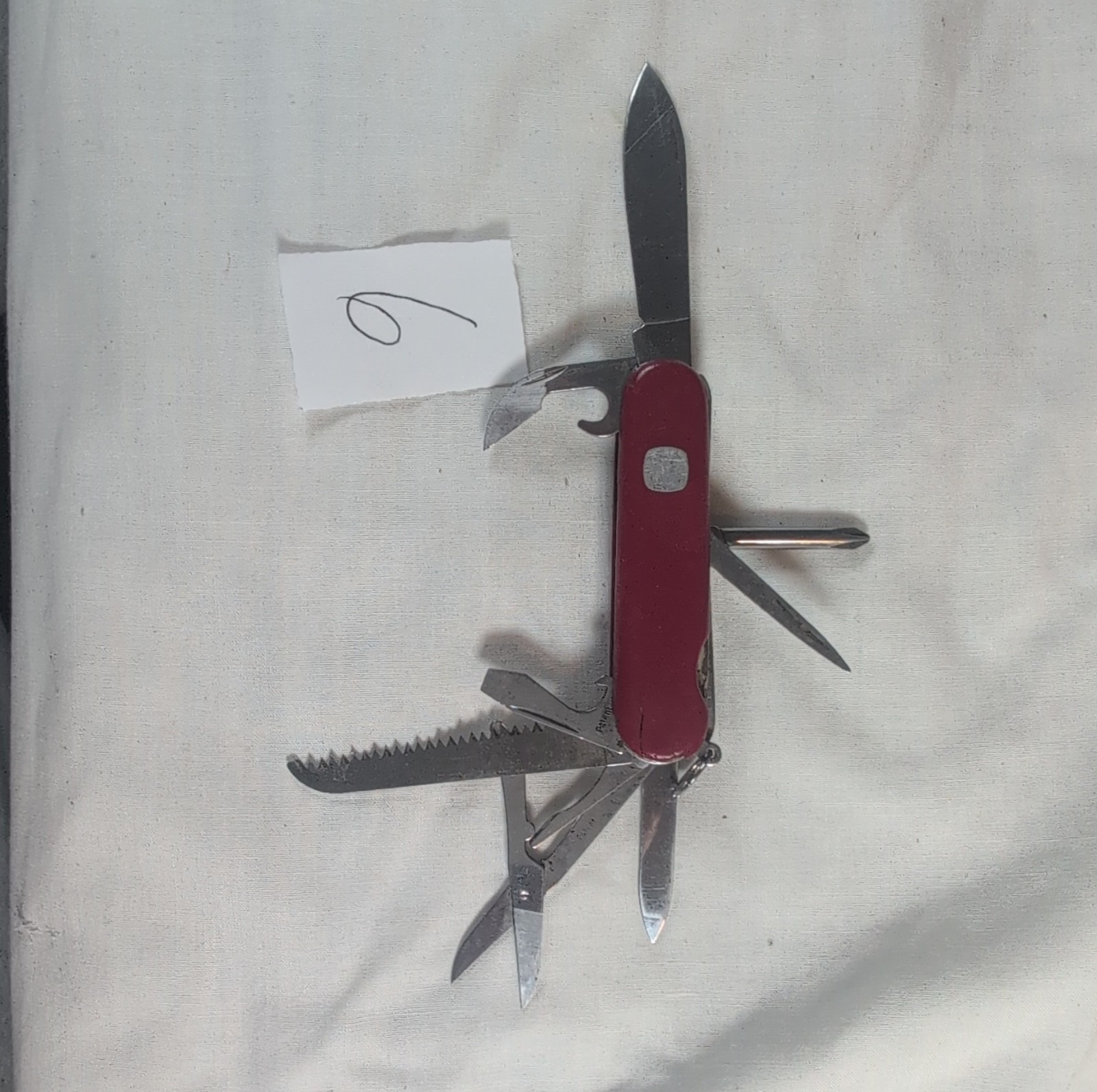 Wenger Handyman 85mm Red Multi-Tool 7 Tools Swiss Army Knife SAK