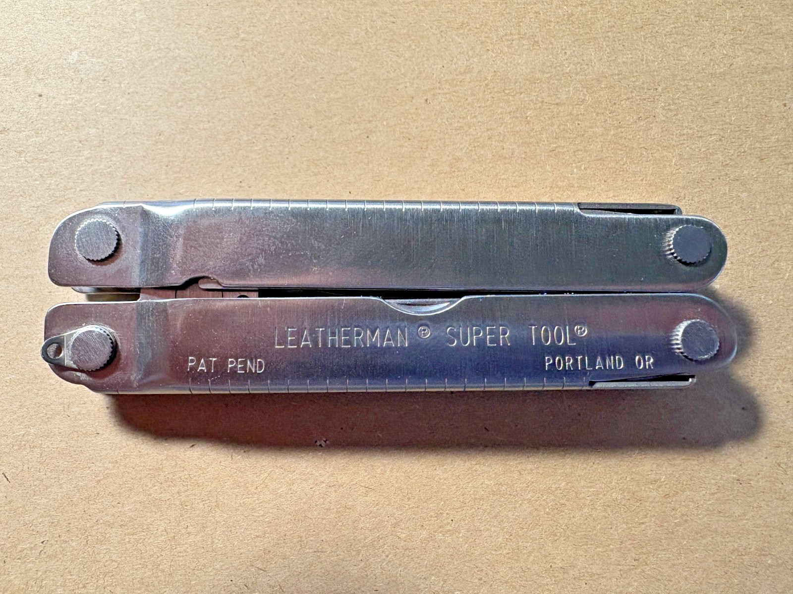 Vintage Leatherman Super Tool 08/99 w/Leather Sheath