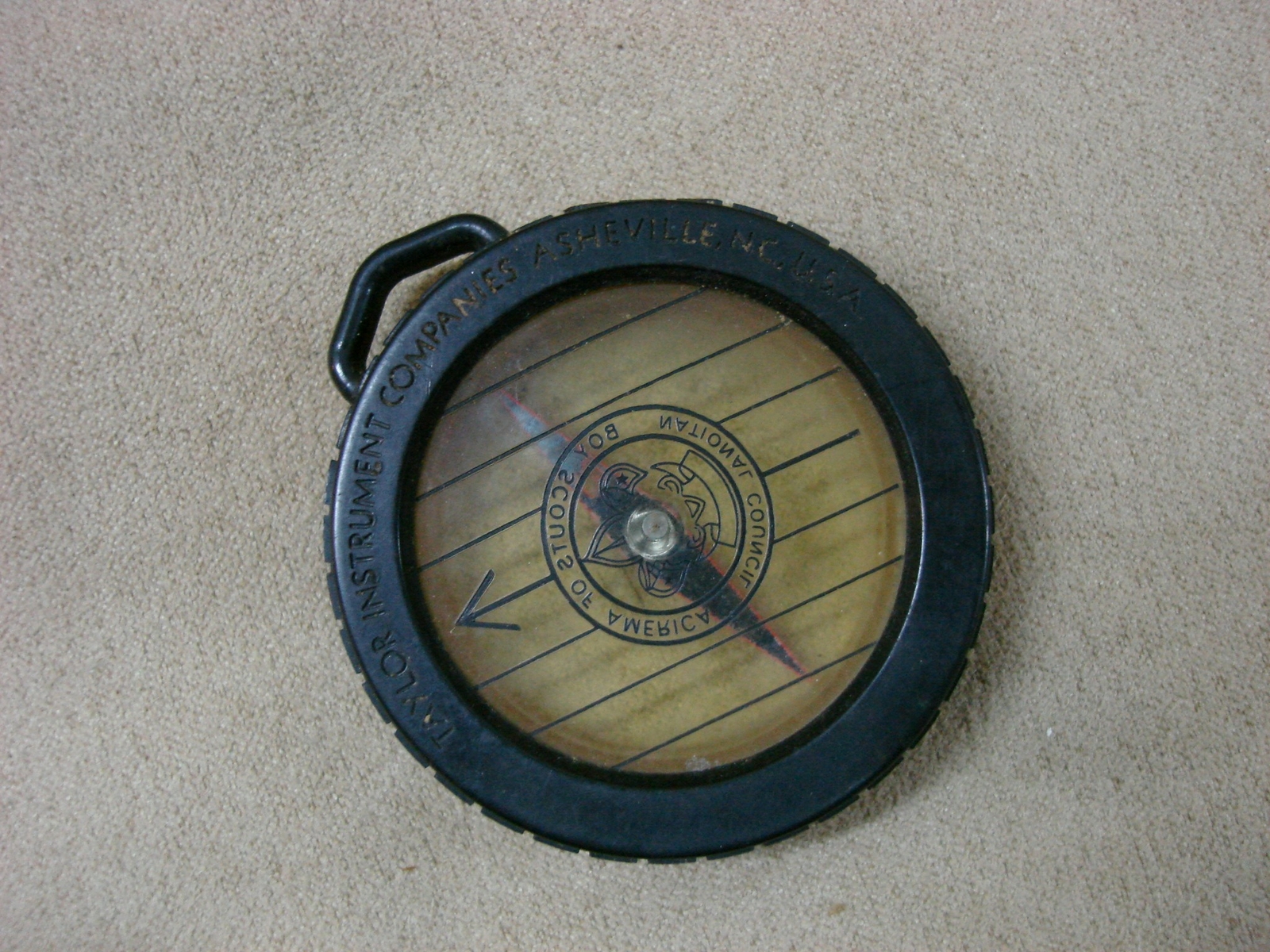 VINTAGE BOY SCOUTS OF AMERICA ASSORTED TOOLS COMPASS IN OB, WHET STONE, RAZOR!