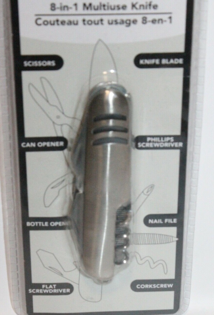 Tool Bench Hardware 8-in-1 Multiuse Knife (New in Packaging)