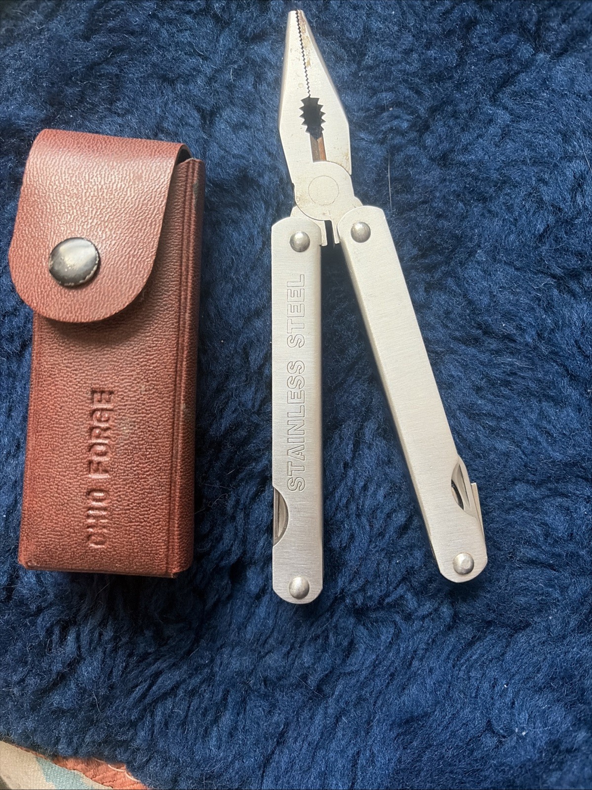 Ohio Forge Stainless Steel Multi-Tool with Case Made In China
