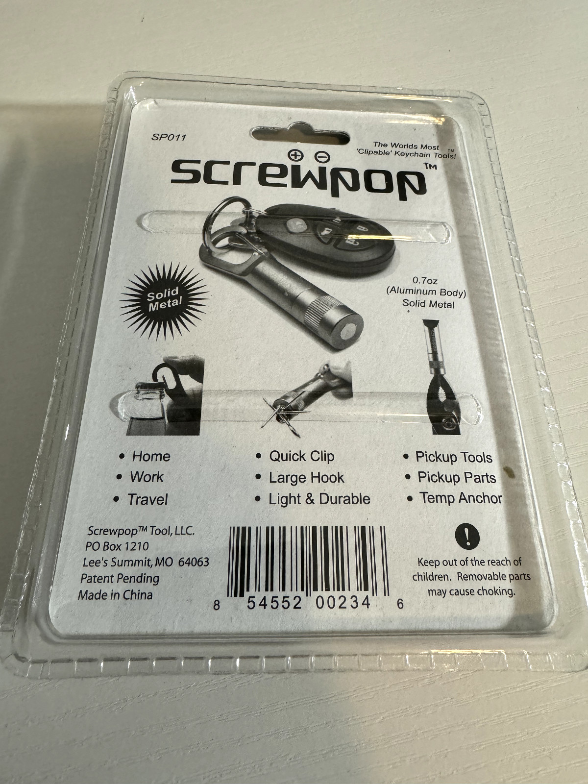 ScrewPop Magnetic Pickup and Bottle Opener Keychain Tool – New
