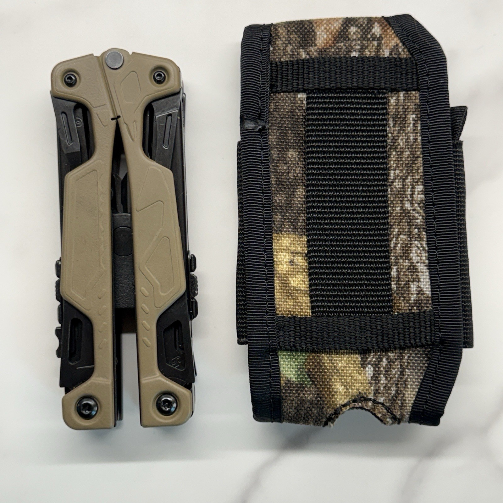 Leatherman OHT Brown/Tan w/Cano Sheath (Camo Pattern vary) Superb 154CM cutters!