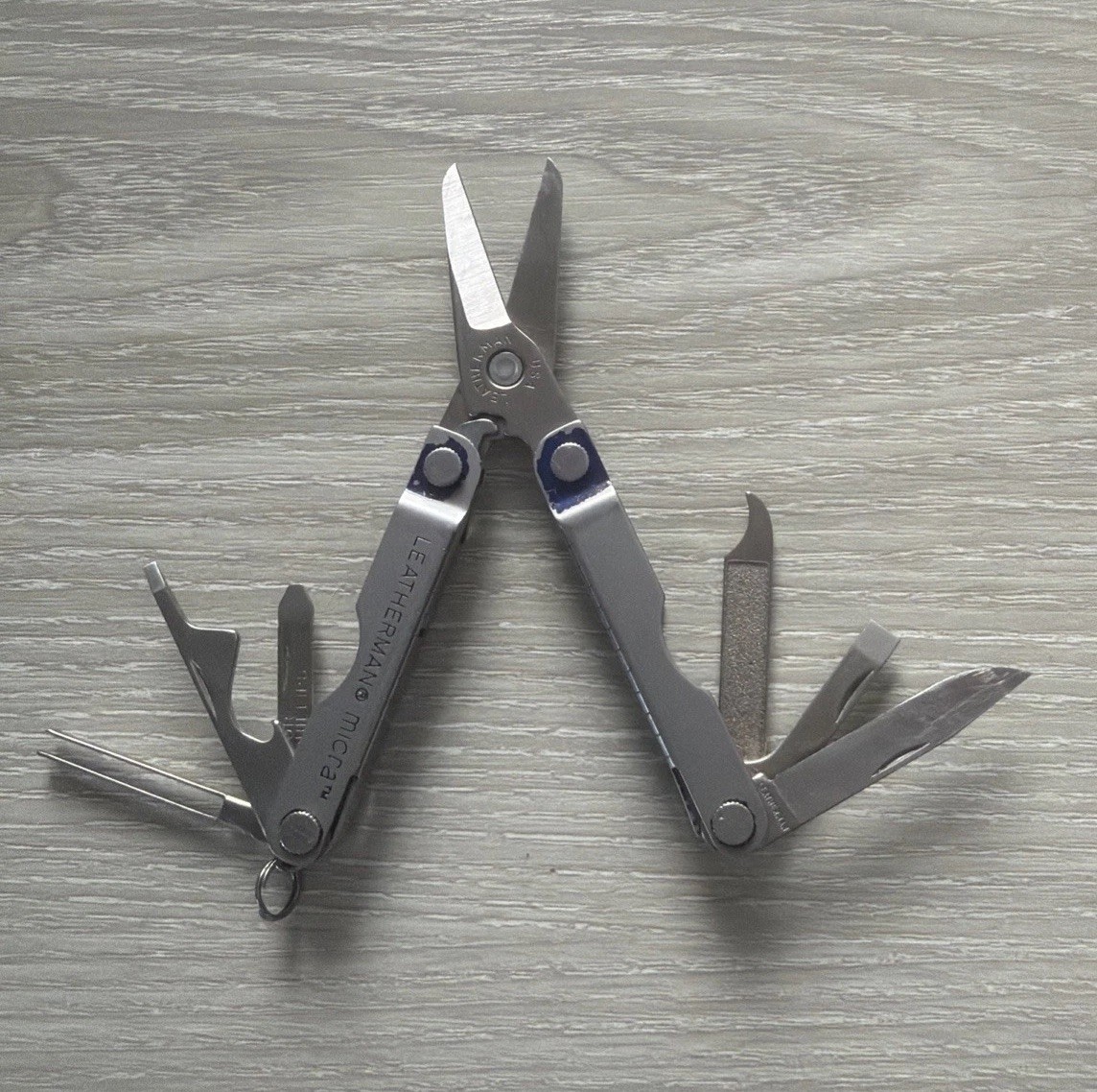 Leatherman Micra Multi Tool Pre-owned Scissors Knife File Tools Drivers Openers