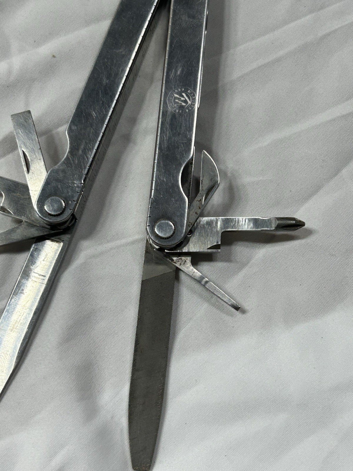 Leatherman Multi Tool With Leather Case VTG Original U.S.A. Read