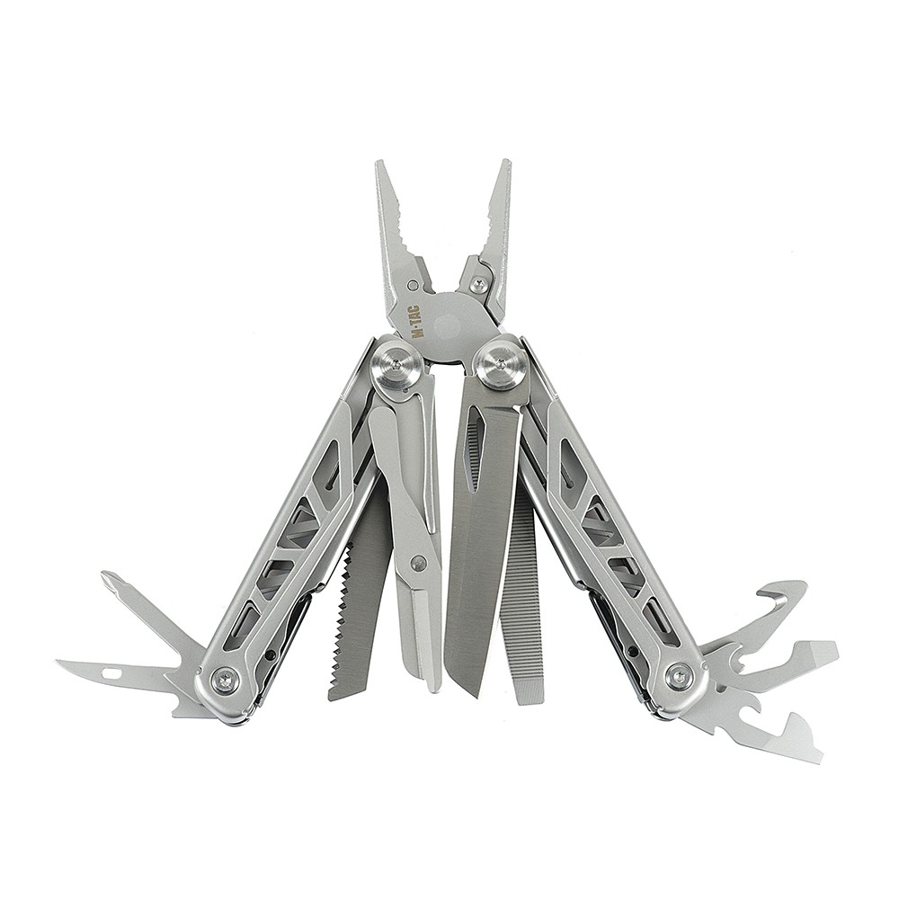 M-Tac Multitool Type 3 Pliers Knife Saw Scissors Screwdriver Stainless Steel Case