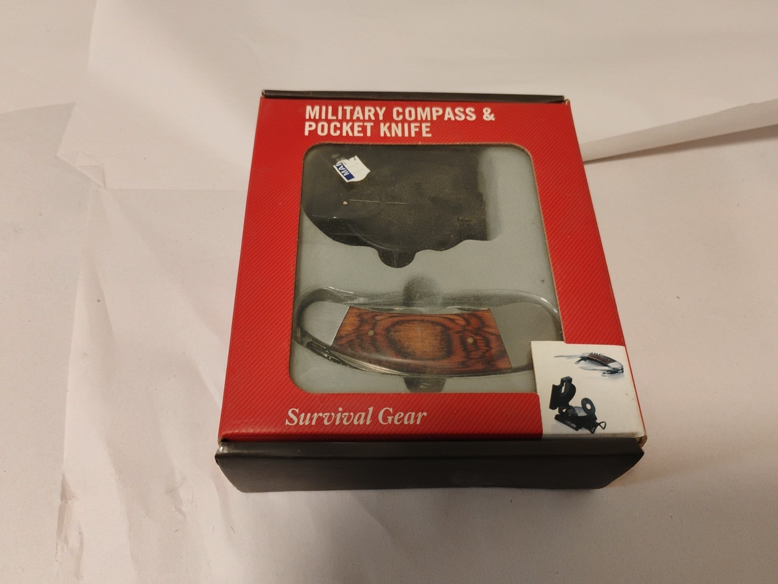 MILITARY COMPASS & POCKET KNIFE SET – TANDY SURVIVAL GEAR – NOS – Sale!