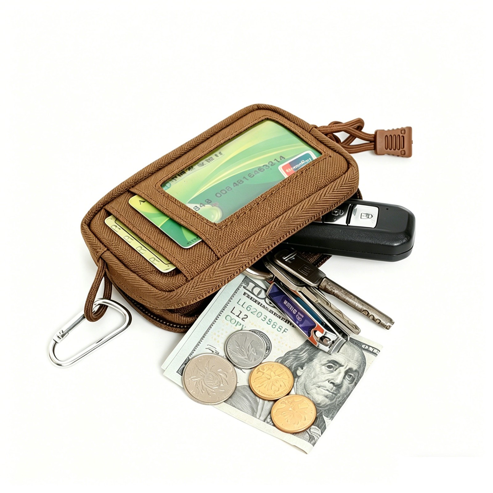 Waist Pouch + 5 anti-theft credit card cases + Multi-functional tool card
