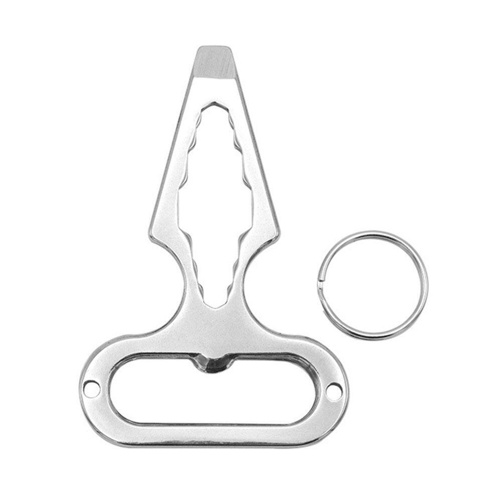 EDC stainless steel keychain tactical outdoor emergency survival tools