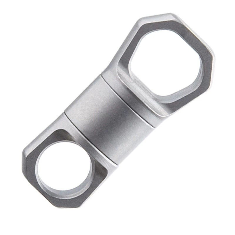 Titanium Car Key Hoop Ring Flexible Rotation Portable EDC Keychain Buckle 360°