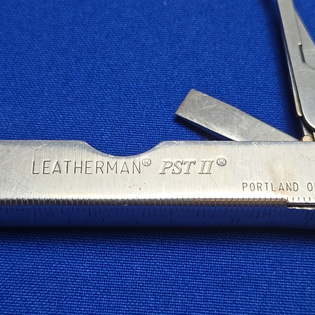 Leatherman PST II 2 Multi Tool Vintage Knife Folding Leather Case