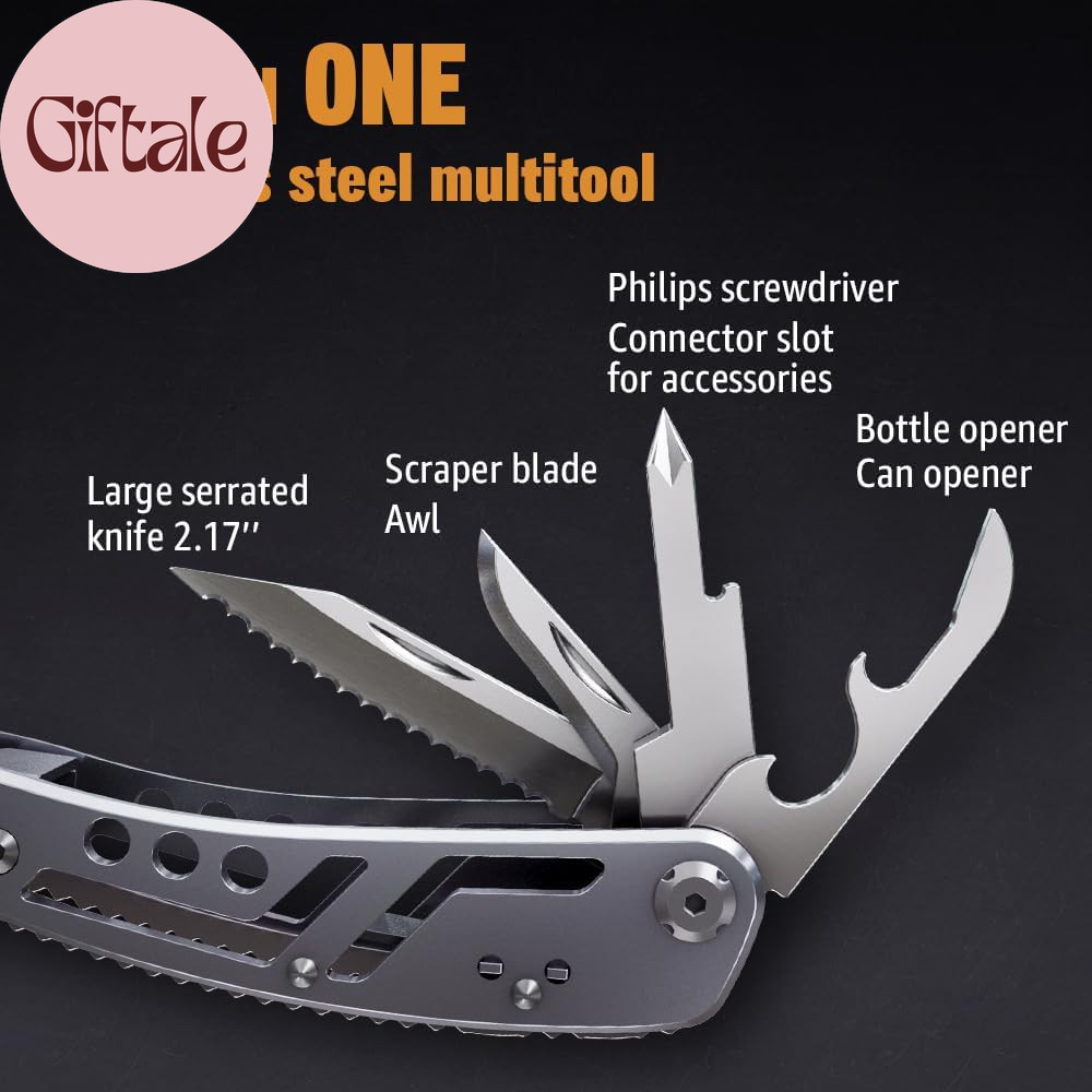 24-In-1 Multitool with Knife, Pliers & 11 Bits Sharp Stainless Steel – Multi Too