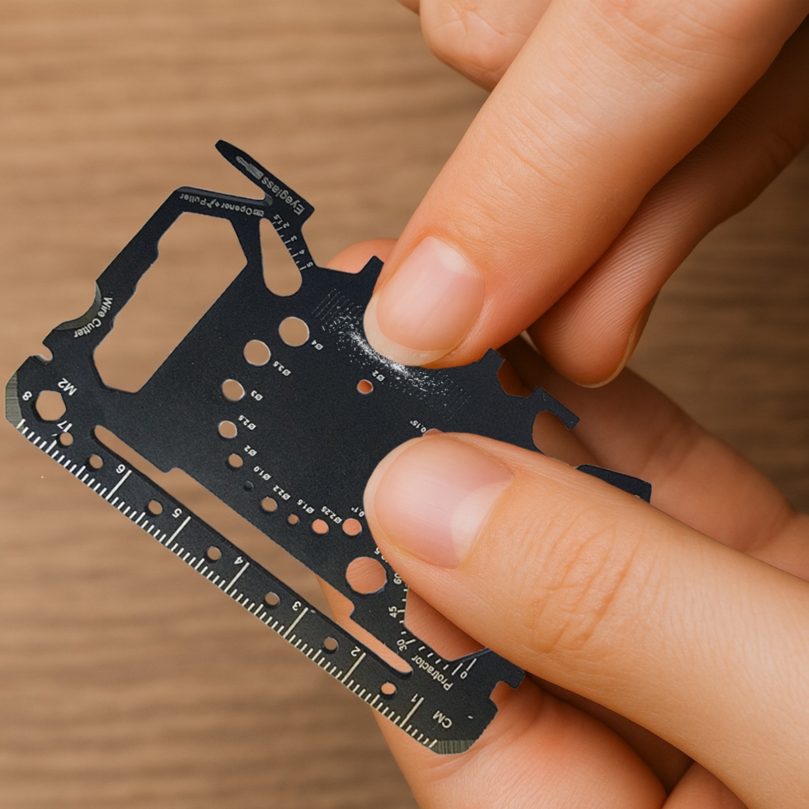 Survival Multitool Card Credit Card Size Wallet Multi tool EDC Tool Camping Gear